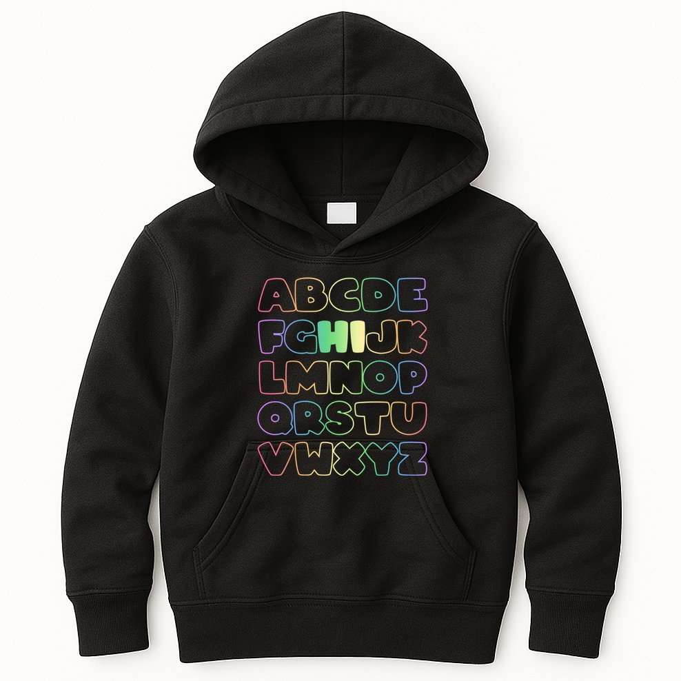 Cute Back To School Alphabet Hi New Kindergarteners Teachers Kids Hoodie
