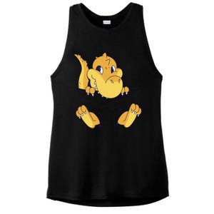 Carrying Baby T Rex Ladies PosiCharge Tri-Blend Wicking Tank