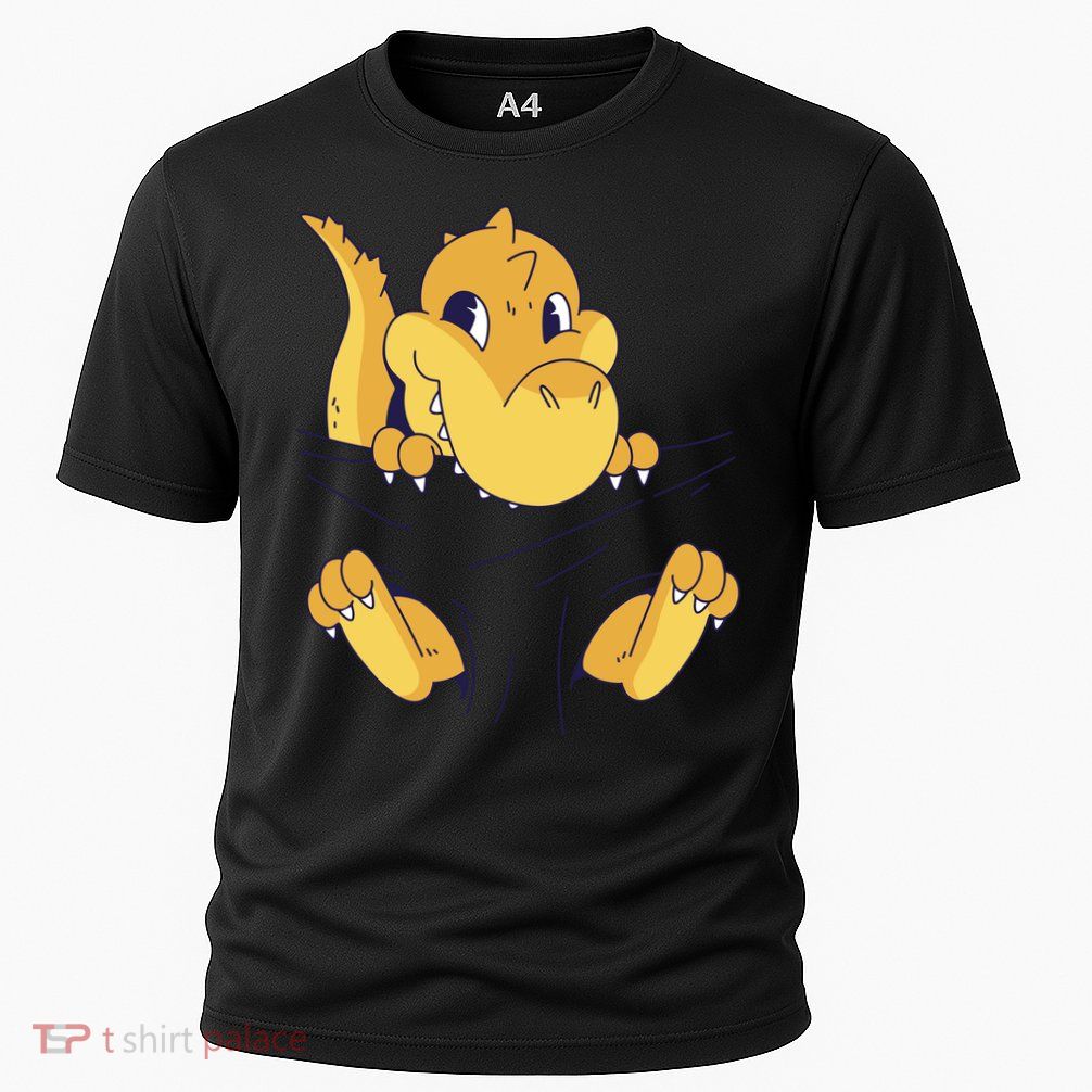 Carrying Baby T Rex Performance Shirt