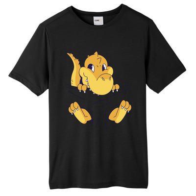 Carrying Baby T Rex Tall Fusion ChromaSoft Performance T-Shirt