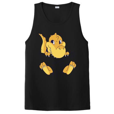 Carrying Baby T Rex PosiCharge Competitor Tank