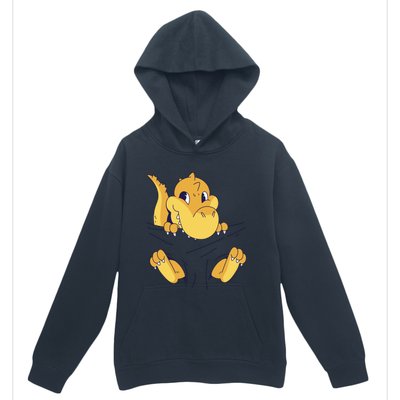 Carrying Baby T Rex Urban Pullover Hoodie