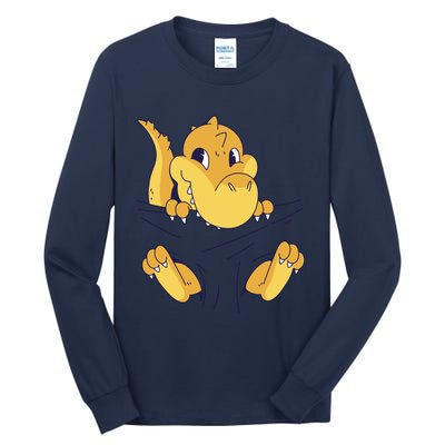 Carrying Baby T Rex Tall Long Sleeve T-Shirt