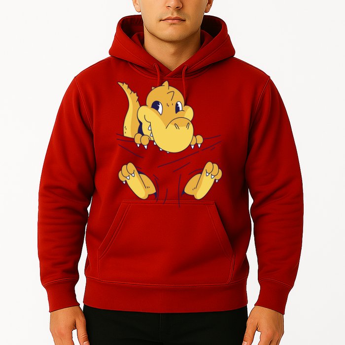 Carrying Baby T Rex Hoodie