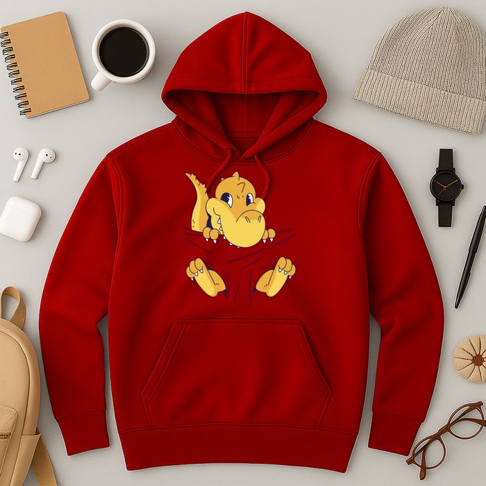 Carrying Baby T Rex Hoodie