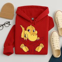 Carrying Baby T Rex Hoodie