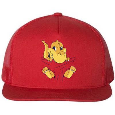 Carrying Baby T Rex Flatbill Hat