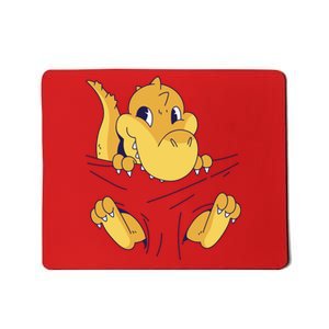 Carrying Baby T Rex Mousepad