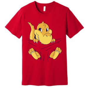 Carrying Baby T Rex Premium T-Shirt