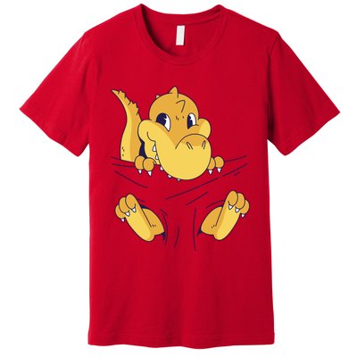 Carrying Baby T Rex Premium T-Shirt