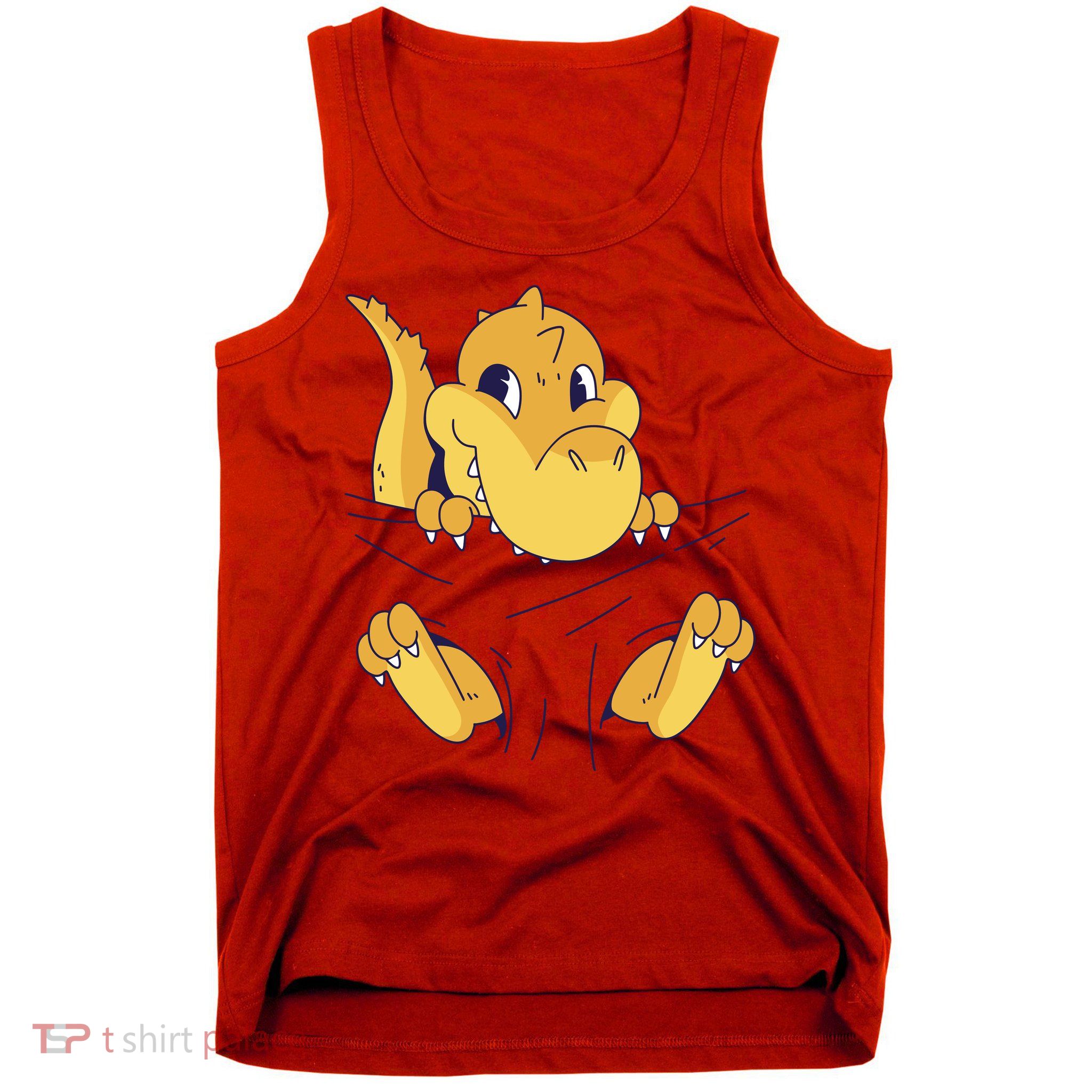 Carrying Baby T Rex Tank Top