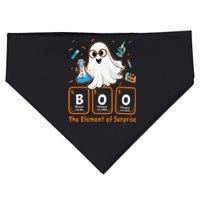 Chemistry Boo The Element Of Surprise Funny Periodic Table USA-Made Doggie Bandana