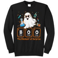 Chemistry Boo The Element Of Surprise Funny Periodic Table Sweatshirt