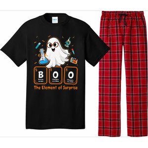 Chemistry Boo The Element Of Surprise Funny Periodic Table Pajama Set