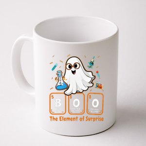 Chemistry Boo The Element Of Surprise Funny Periodic Table Coffee Mug