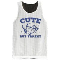 Cute But Trashy Vintage Retro 90s Possum Mesh Reversible Basketball Jersey Tank