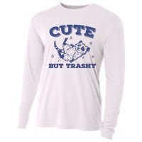 Cute But Trashy Vintage Retro 90s Possum Cooling Performance Long Sleeve Crew