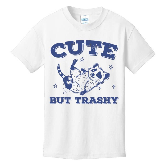 Cute But Trashy Vintage Retro 90s Possum Kids T-Shirt