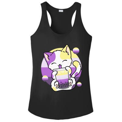 Cat Boba Tea Bubble Tea Anime Kawaii Neko Ladies PosiCharge Competitor Racerback Tank