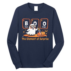 Chemistry Boo The Element Of Surprise Cute Chemist Halloween Long Sleeve Shirt