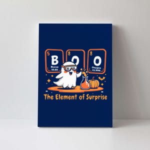 Chemistry Boo The Element Of Surprise Cute Chemist Halloween Canvas