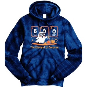 Chemistry Boo The Element Of Surprise Cute Chemist Halloween Tie Dye Hoodie