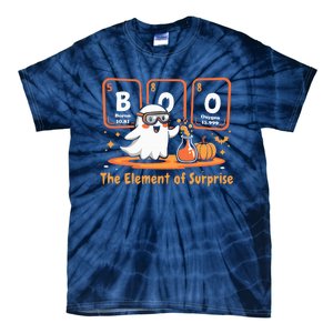 Chemistry Boo The Element Of Surprise Cute Chemist Halloween Tie-Dye T-Shirt