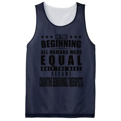 Cognitive Behavioral Therapist Funny Personalized Gift Mesh Reversible Basketball Jersey Tank