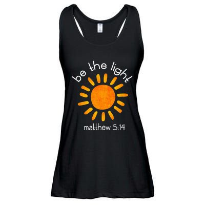 Christian Be The Light Bible Scripture Faith Quote Gifts Ladies Essential Flowy Tank