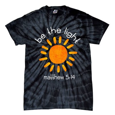 Christian Be The Light Bible Scripture Faith Quote Gifts Tie-Dye T-Shirt