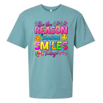 Cool Be The Reason Someone Smiles Today Sueded Cloud Jersey T-Shirt