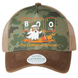 Chemistry Boo The Element Of Surprise Cute Chemist Halloween Gift Legacy Tie Dye Trucker Hat