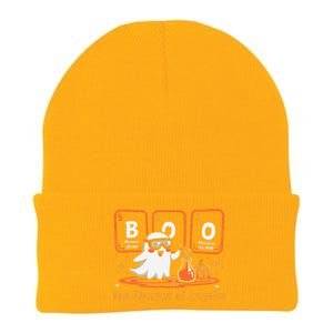 Chemistry Boo The Element Of Surprise Cute Chemist Halloween Gift Knit Cap Winter Beanie