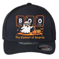 Chemistry Boo The Element Of Surprise Cute Chemist Halloween Gift Flexfit Unipanel Trucker Cap