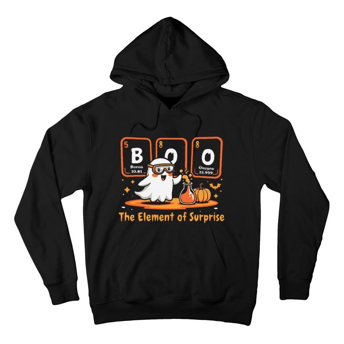 Chemistry Boo The Element Of Surprise Cute Chemist Halloween Gift Hoodie