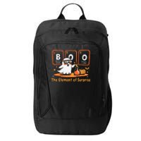 Chemistry Boo The Element Of Surprise Cute Chemist Halloween Gift City Backpack