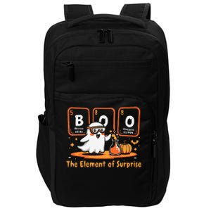 Chemistry Boo The Element Of Surprise Cute Chemist Halloween Gift Impact Tech Backpack