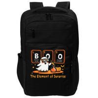 Chemistry Boo The Element Of Surprise Cute Chemist Halloween Gift Impact Tech Backpack