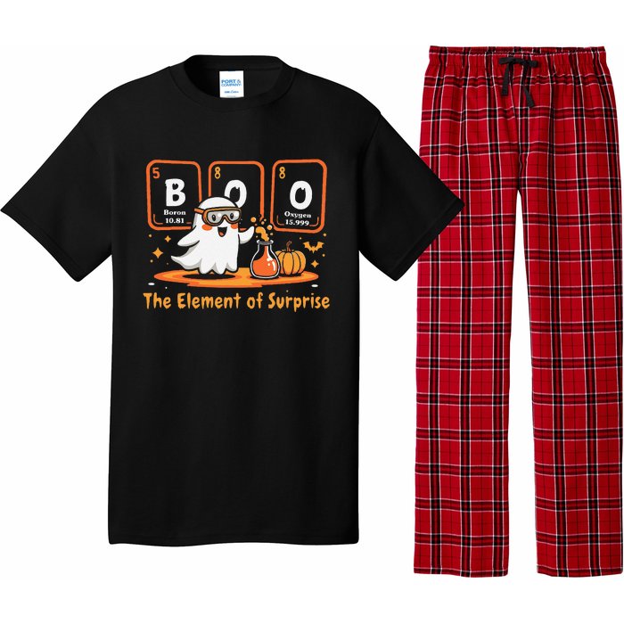 Chemistry Boo The Element Of Surprise Cute Chemist Halloween Gift Pajama Set