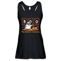 Chemistry Boo The Element Of Surprise Cute Chemist Halloween Gift Ladies Essential Flowy Tank