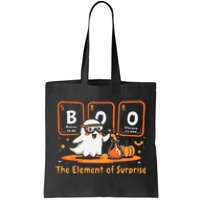 Chemistry Boo The Element Of Surprise Cute Chemist Halloween Gift Tote Bag