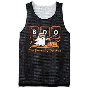 Chemistry Boo The Element Of Surprise Cute Chemist Halloween Gift Mesh Reversible Basketball Jersey Tank