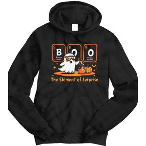 Chemistry Boo The Element Of Surprise Cute Chemist Halloween Gift Tie Dye Hoodie