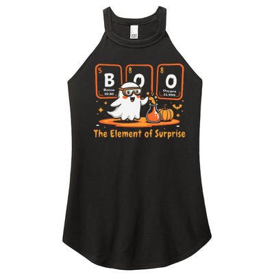 Chemistry Boo The Element Of Surprise Cute Chemist Halloween Gift Women’s Perfect Tri Rocker Tank