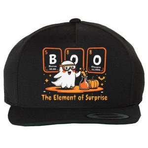 Chemistry Boo The Element Of Surprise Cute Chemist Halloween Gift Wool Snapback Cap