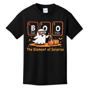 Chemistry Boo The Element Of Surprise Cute Chemist Halloween Gift Kids T-Shirt