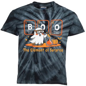 Chemistry Boo The Element Of Surprise Cute Chemist Halloween Gift Kids Tie-Dye T-Shirt