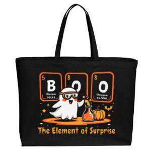 Chemistry Boo The Element Of Surprise Cute Chemist Halloween Gift Cotton Canvas Jumbo Tote