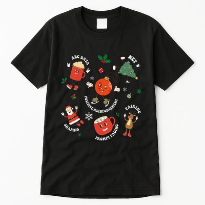 Christmas Behavior Therapist Aba Squad Behavior Analyst Tall T-Shirt