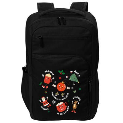 Christmas Behavior Therapist Aba Squad Behavior Analyst Impact Tech Backpack